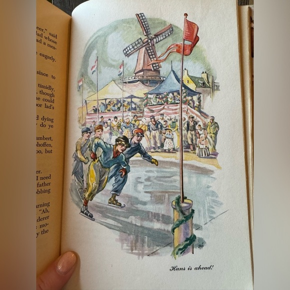 VINTAGE 1945 Hans Brinker The Silver Skates Children’s Book - Picture 7 of 16